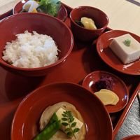 Lunch set at Tenryuji Temple Shigetsu in Kyoto