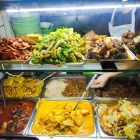 Lots of dishes at Yum Yum Yummy Vegetarian - Bukit Merah Central in Central Singapore