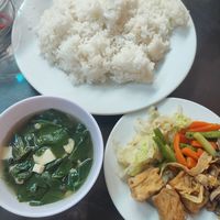 Rice plate at Huyen Trang in Da Nang