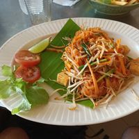 Pad Thai NO egg at Connect Cafe in Chiang Rai