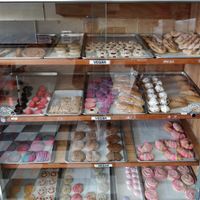 Entire display case of vegan treats! at  Panaderia Cafe Oaxaca in Clovis