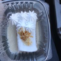 Vegan tres luche cake at  Panaderia Cafe Oaxaca in Clovis