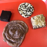 Small sample of vegan treats  at  Panaderia Cafe Oaxaca in Clovis