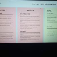 New menu, as of June 2022. No longer vegetarian. at Alfalfa in Leuven