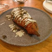 Gevulde aubergine at Alfalfa in Leuven