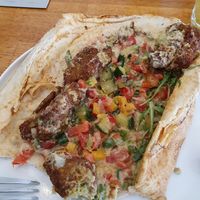 falafel sandwich (10€) at Alfalfa in Leuven