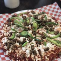 Sausage, not dayia cheese.   at The Curry Pizza Company - Shaw Ave in Fresno