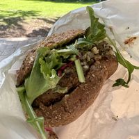 Amazing burger!  at Iku Wholefood Kitchen - Rozelle in Rozelle