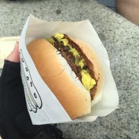 breakfast burger at By Chloe - Tower Bridge in London