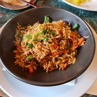 Vegan nasi goreng at Badde Manors in Glebe