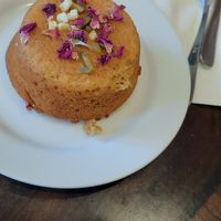 Orange flavoured sponge cake at Badde Manors in Glebe