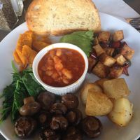 Vegan breakfast at Badde Manors in Glebe