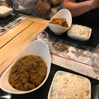 Plat végétalien at Escale Indienne in Grenoble