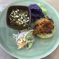 My delicious meal :-)  at O Macrobiotico in Porto