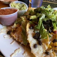 Vegan nachos at Bohemian Pizza & Tacos in Litchfield