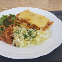 Potato-mushroom lasagna. at Tambake in Praia