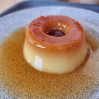 Pudim flan vegan!!! at Tambake in Praia