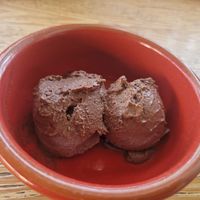 Cacao Gelato - perfection at Tambake in Praia