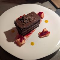 Chocolate cake at Village Pantry in Hamilton