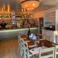 Nice indoor seating  at Village Pantry in Hamilton