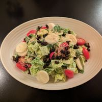 Vegan Caesar salad at West Street Grill in Litchfield