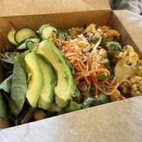 Cauliflower bowl  at Meraki Kitchen in Litchfield