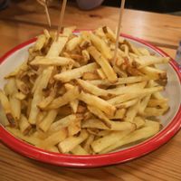 Medium sized fries at La Central in Barcelona