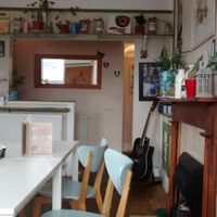 inside at Greendays Cafe in Liverpool