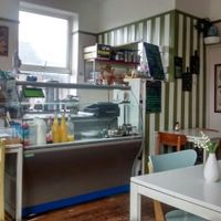 inside at Greendays Cafe in Liverpool