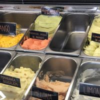 sorbets  at Sladoledarna in Koper