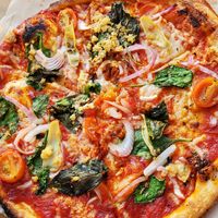 Build your own at Blaze Pizza in Austin