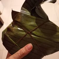 Wrapped in banana leaf at Night Market - Vegan Wrap Stall in Pai