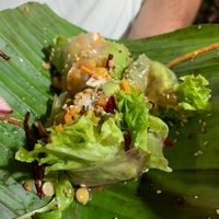 Summer roll  at Night Market - Vegan Wrap Stall in Pai