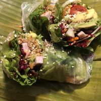   at Night Market - Vegan Wrap Stall in Pai