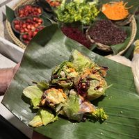 Vegan wrap 60b  at Night Market - Vegan Wrap Stall in Pai