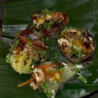  at Night Market - Vegan Wrap Stall in Pai