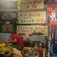  at Night Market - Vegan Wrap Stall in Pai