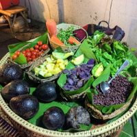 ingredients at Night Market - Vegan Wrap Stall in Pai