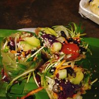Vegan wrap at Night Market - Vegan Wrap Stall in Pai