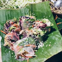 Vegan wrap at Night Market - Vegan Wrap Stall in Pai