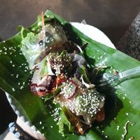 60 baht at Night Market - Vegan Wrap Stall in Pai