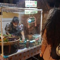 The stall at Night Market - Vegan Wrap Stall in Pai