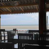 Aussicht auf den Strand und das Meer at Lucky in Koh Samui