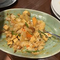 Fried tofu cashew nut   at Lucky in Koh Samui