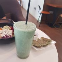Green Alive ( a smoothie that with spinach and spirulina powder) at Soul ALife - Changi City Point in East Singapore