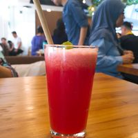 Summer hydration. Watermelon juice ! Gooood at Soul ALife - Changi City Point in East Singapore