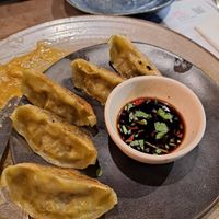 Vegetable gyoza at Wagamama in Birmingham