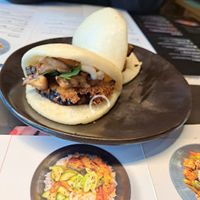 Mushroom bao buns at Wagamama in Birmingham