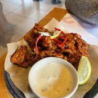 Firecracker vegan chicken - must have!  at Wagamama in Birmingham