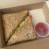 guac toastie at Toastable in Amsterdam